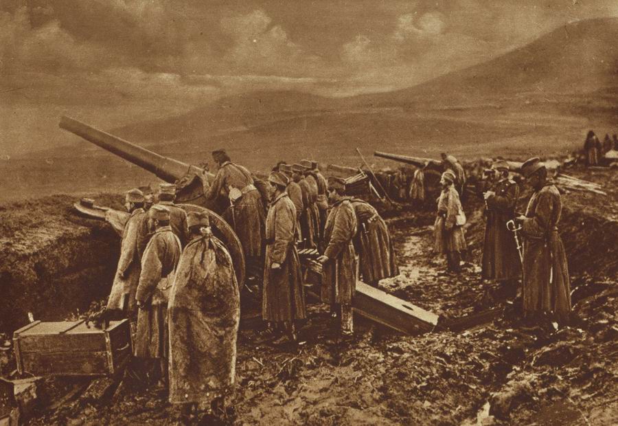 prvi svetski rat srpska baterija topova